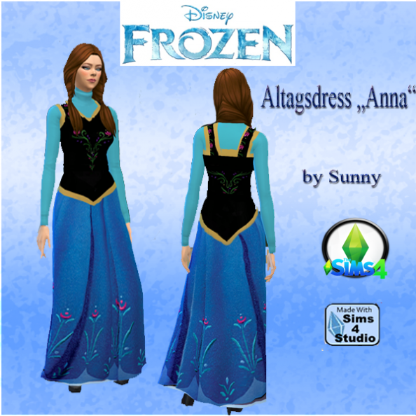 Altagsdress Anna Frozen
