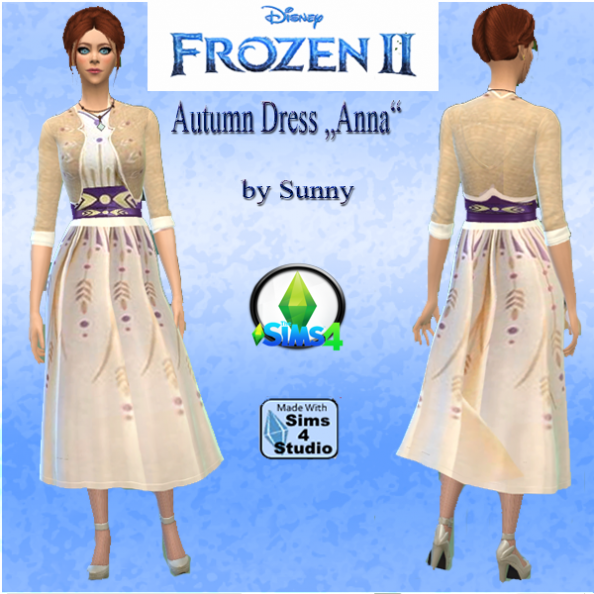 Autumn Dress Anna Frozen