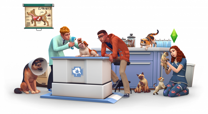 The Sims 4 Cats & Dogs Key Art 17.png